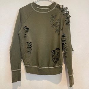 new revolve NSF distressed sweatshirt top